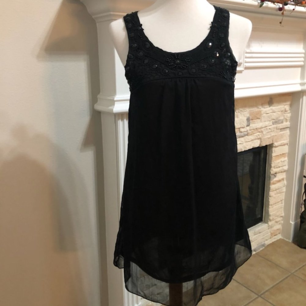 UmGee Black Beaded Top Dress - Small
